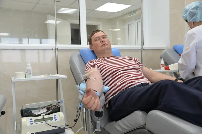 Некоторые бойцы сдают кровь уже в десятый раз | Источник: Управление Росгвардии по Свердловской области