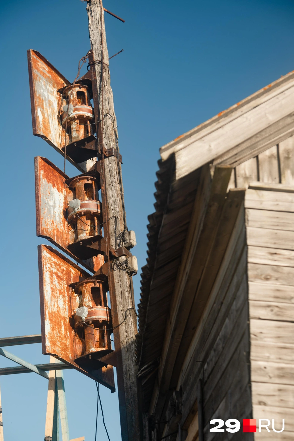 Для работы наутофона построили дизельную | Источник: Иван Митюшев