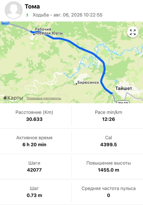 Источник: Пешком через Россию | Москва -> Владивосток / Telegram-канал