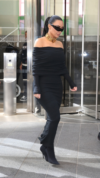Ким Кардашьян в Нью-Йорке