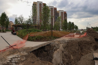 Сквер «Авангард» пришёл в упадок через полгода