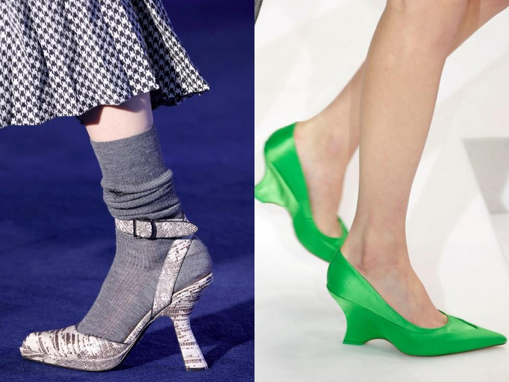 Почти хрустальные: выбираем самые модные туфли на зиму 2024