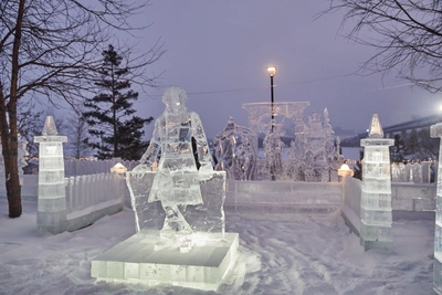 Ледовые городки в Кузбассе: цены и эскизы