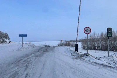 Load capacity raised for main ice crossings on Lena River