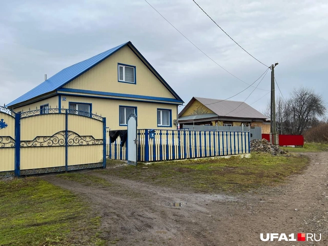 Дом, ворота и забор — в единой цветовой гамме | Источник: Булат Салихов / UFA1.RU
