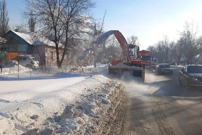В Воронеже закроют улицу для вывоза снега