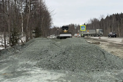 Переустройство водопропускных труб на Корсаковской трассе