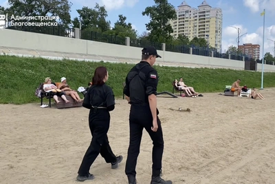 Народные дружинники Благовещенска охраняют порядок на улицах и у воды