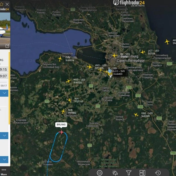 Источник: flightradar24.com