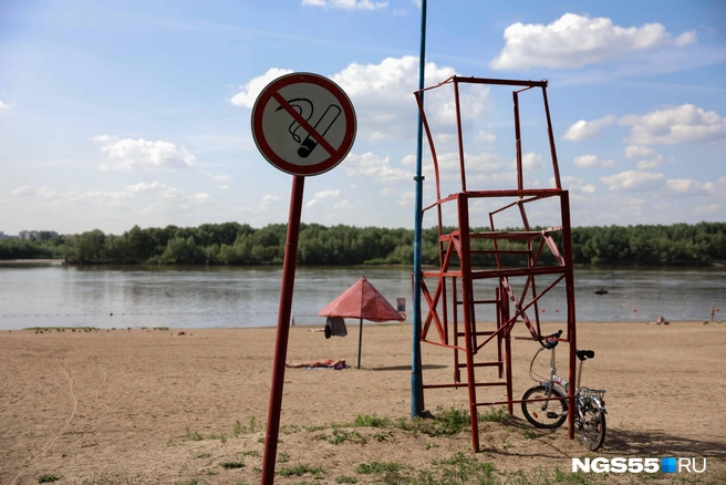 Это место предназначено для спасателей | Источник: Евгений Софийчук / NGS55.RU