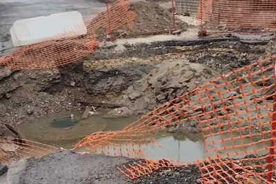 Новый конкурент самой глубокой луже Волгограда