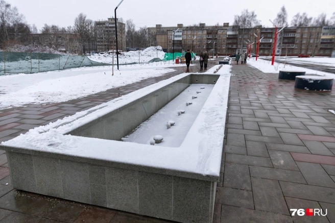 Увидеть фонтан в действии мы сможем только в следующем году | Источник: Артем Бауман \ 76.RU