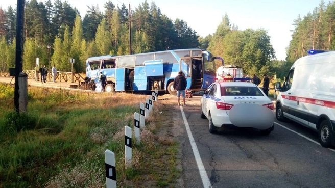 В больницы после аварии доставили 17 человек | Источник: Северо-Западная транспортная прокуратура / Telegram