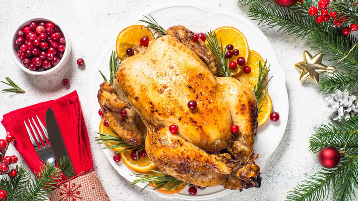 Как правильно запекать курицу на Рождество