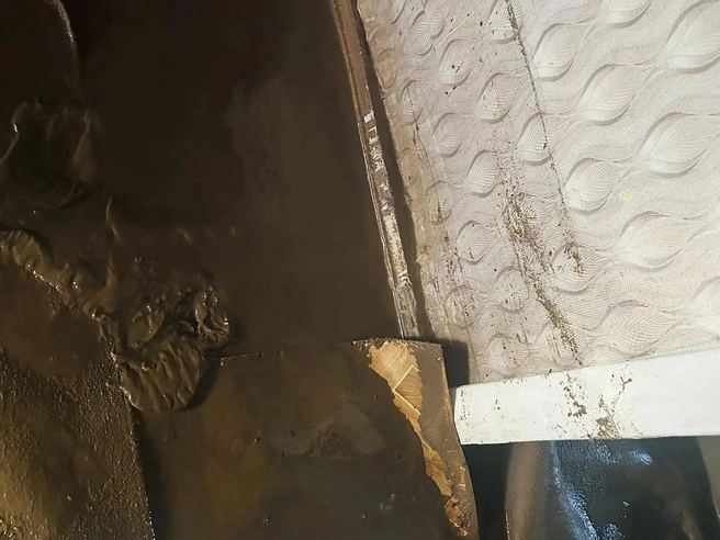 Во дворе и в доме повсюду грязь и вода, передвигаться можно только в резиновых сапогах | Источник: читатели V1.RU