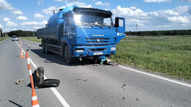 Фото с места аварии | Источник: ГИБДД по Тюменской области