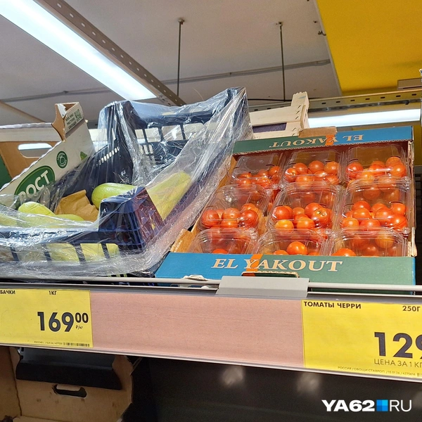 Цены на овощи в местном продуктовом магазине | Источник: Мария Борзева / YA62.RU