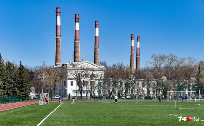 Стадион в апреле 2026-го | Источник: Артём Краснов / 74.RU