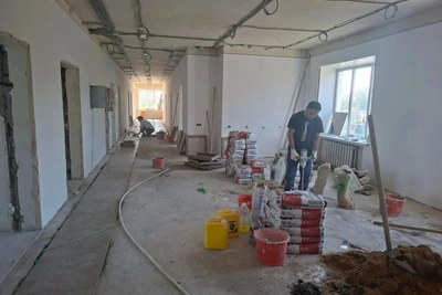 В Башмаковской больнице ремонтируют третий этаж