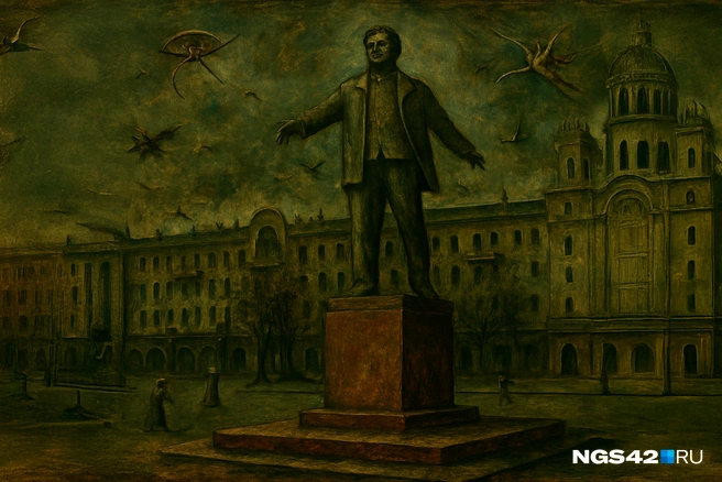 А как бы Маяковский отнесся к своему памятнику на такой улице? | Источник: Серафима Пантыкина / Городские медиа