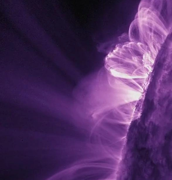 Кадр из видео Лаборатории солнечной астрономии ИКИ РАН | www.fontanka.ru