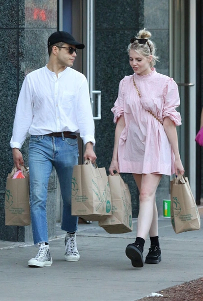 Рами Малек и Люси Бойнтон