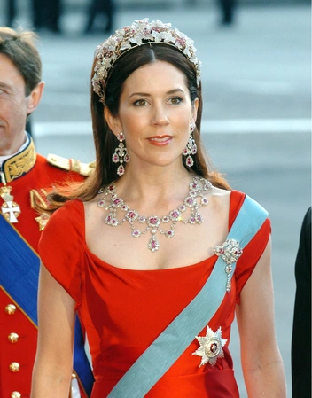 Мэри Дональдсон за день до свадьбы в 2004 году