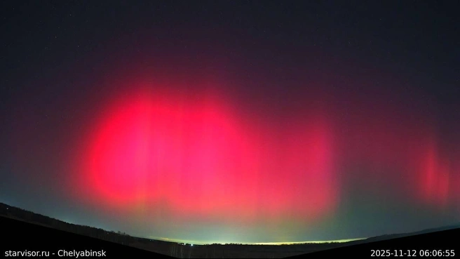 За городом сияло особенно ярко | Источник: STARVISOR | Патруль ночного неба / Vk.com