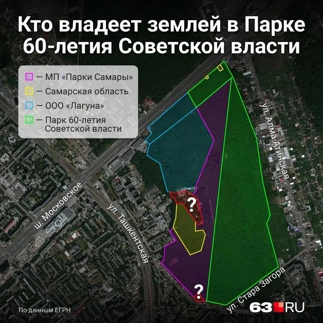 Карта была составлена в 2022 году. Новые собственники попытались поделить свою территорию на несколько участков, переоформить их и поставить на кадастровый учет в новом статусе, чтобы построить магазины и многоэтажки | Источник: Полина Авдошина