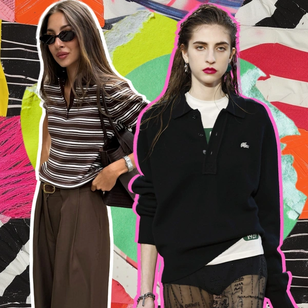 Свежий тренд зимы 2025/26, в который влюблены Рианна и Хейли Бибер: джемпер-поло или регбийка | Источник: theGirl