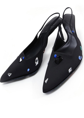 Микротренд: обувь с подошвой с кристаллами