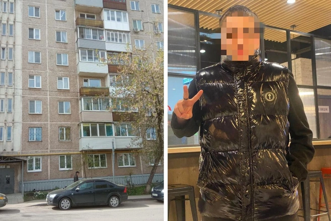Трагедия случилась вот в этой высотке. По подозрению в убийстве бабушки и дяди задержали 16-летнего подростка | Источник: Вероника Свизева / 59.RU, соцсети подростка