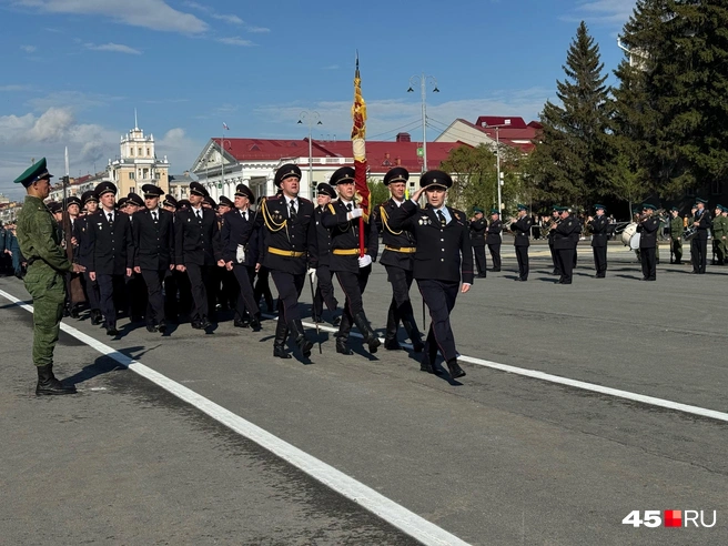 Сотрудники управления МВД России по Курганской области | Источник: Юлия Король / 45.RU 