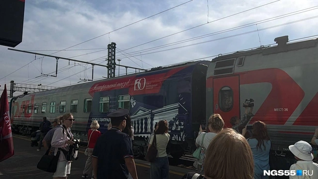 Поезд едет из Владивостока в Москву | Источник: Анна Иванина / NGS55.RU