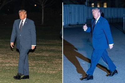 Опухшие лодыжки Трампа снова привлекли внимание