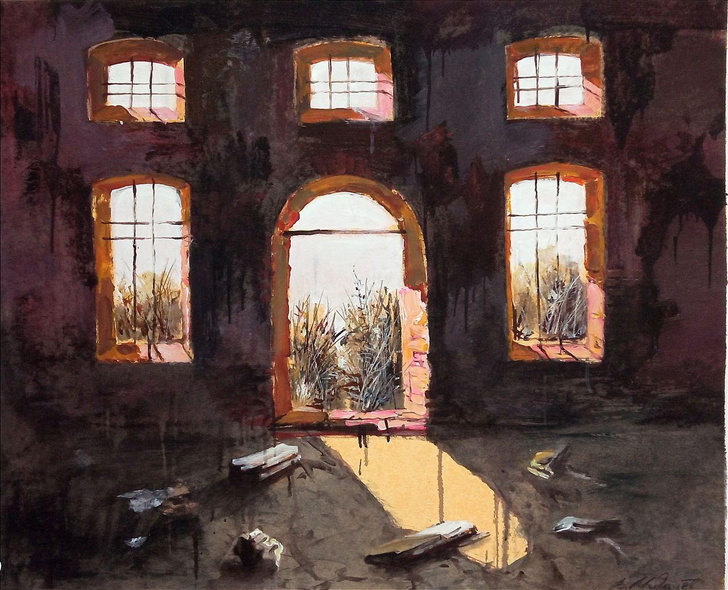 Выставка Ильи Гапонова и Владимира Мигачева в Галерея К35