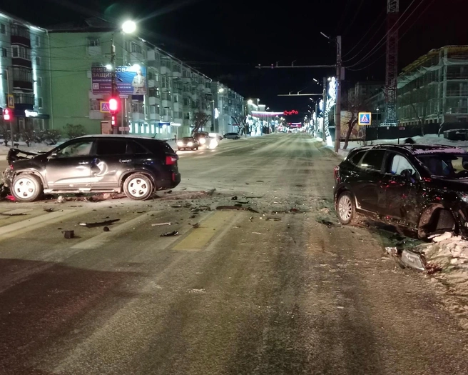 В аварии пострадала женщина | Источник: пресс-служба Управления Госавтоинспекции УМВД России по Курганской области