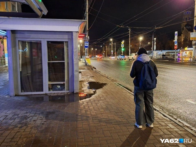 Вечерами рязанцам приходится мерзнуть на остановках, чтобы добраться до пункта назначения | Источник: Мария Борзева / YA62.RU