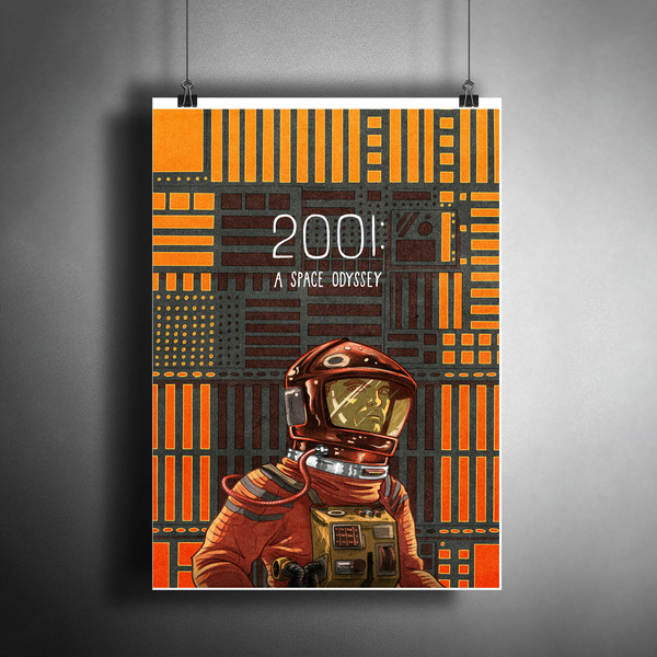 Постер «2001: Космическая одиссея / 2001: A Space Odyssey». Декор для дома, офиса, комнаты, A3 (297 x 420 мм)