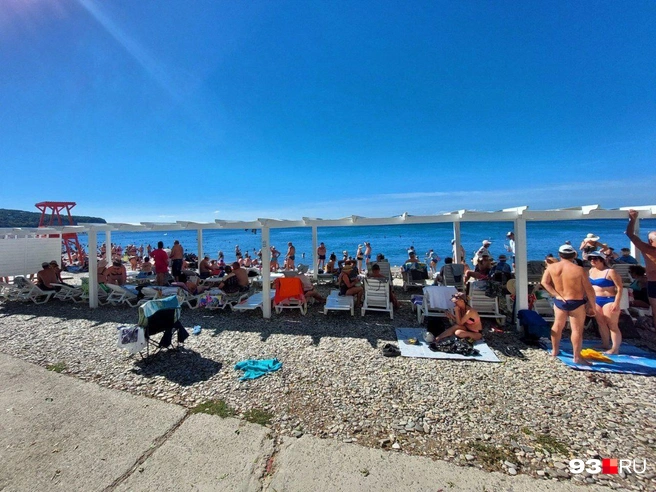 Места для отдыха в тени достаточно | Источник: Екатерина Железнова / 93.RU