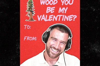 Валентинка Тревиса Келси с намеком на Тейлор Свифт