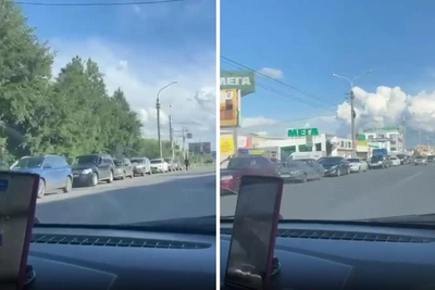 В Архангельске вновь выстроились очереди на АЗС