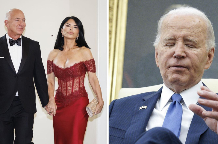 «Русские идут»: невеста миллиардера Безоса надела на прием к президенту США платье российского бренда