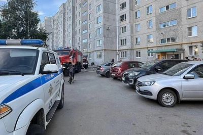 В Кургане потушили пожар в многоэтажке