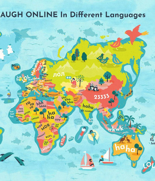 Карта: Как посмеяться в Интернете на 26 языках