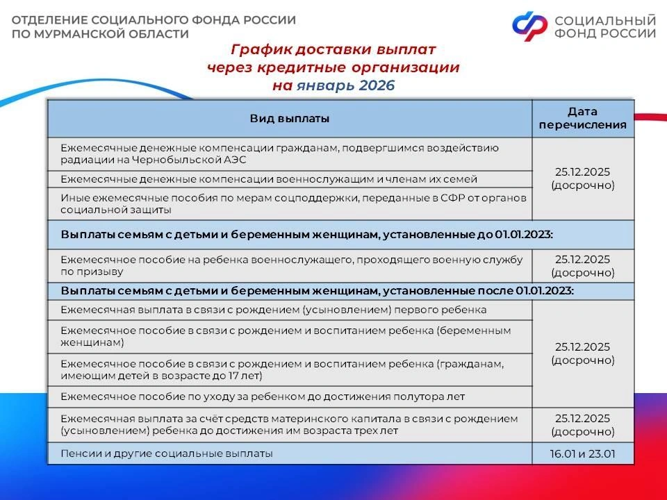 Источник: Социальный фонд России по Мурманской области