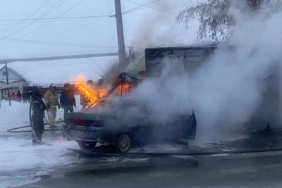 ГИБДД Троицка предотвратила жертвы в ДТП с возгоранием