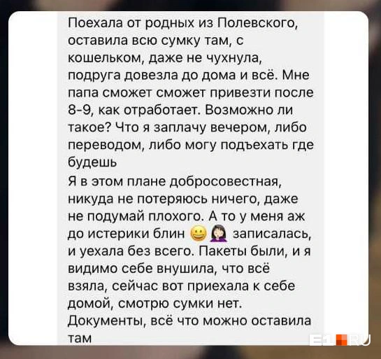 Вот что мастеру написала мошенница перед процедурой | Источник: читательница E1.RU