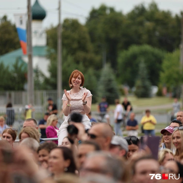 Ярославцы кайфуют от праздника! | Источник: Александр Куренной / 76.RU