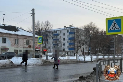 В Уфе на пешеходном переходе сбили пенсионерку и ребёнка